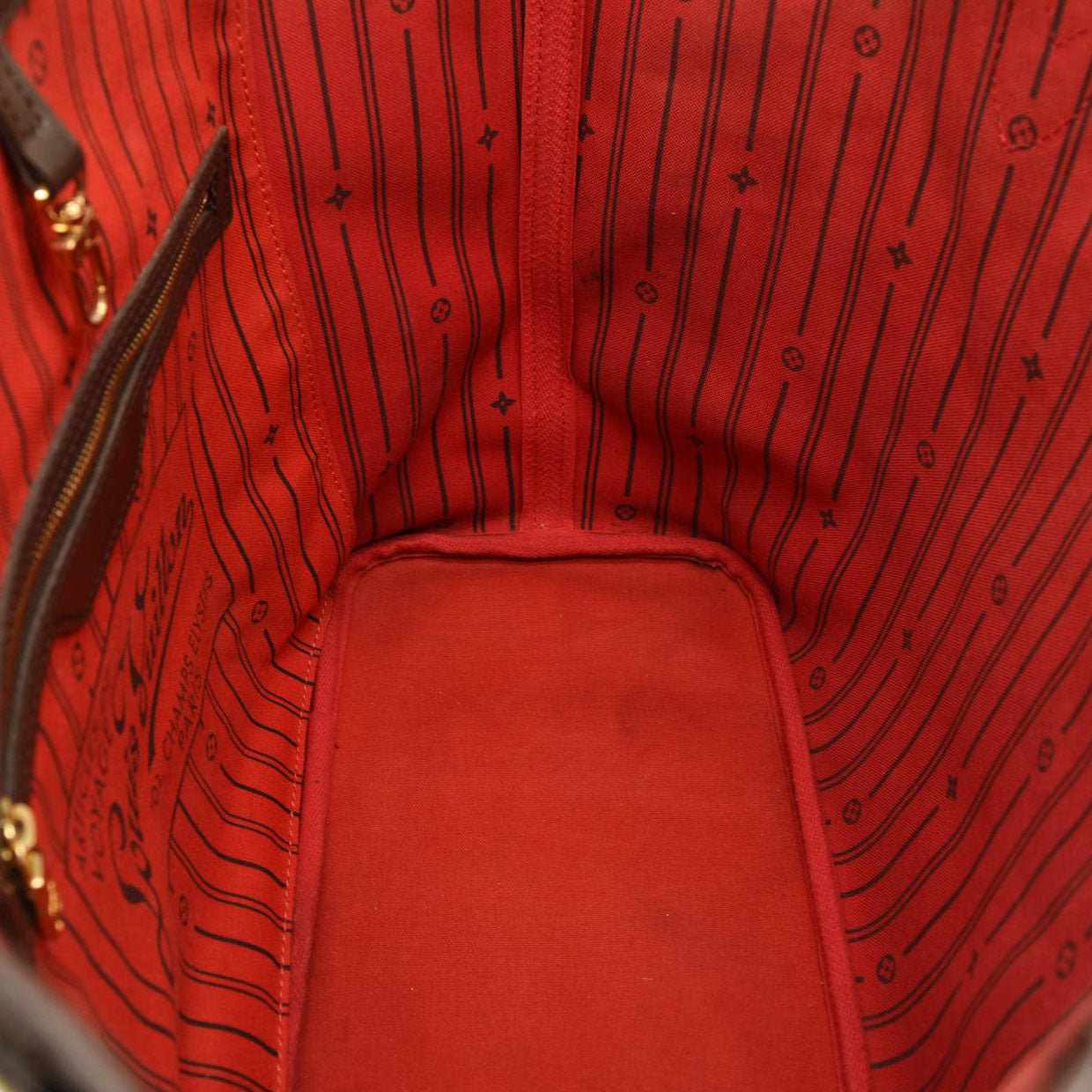 LOUIS VUITTON Damier Ebene Neverfull MM