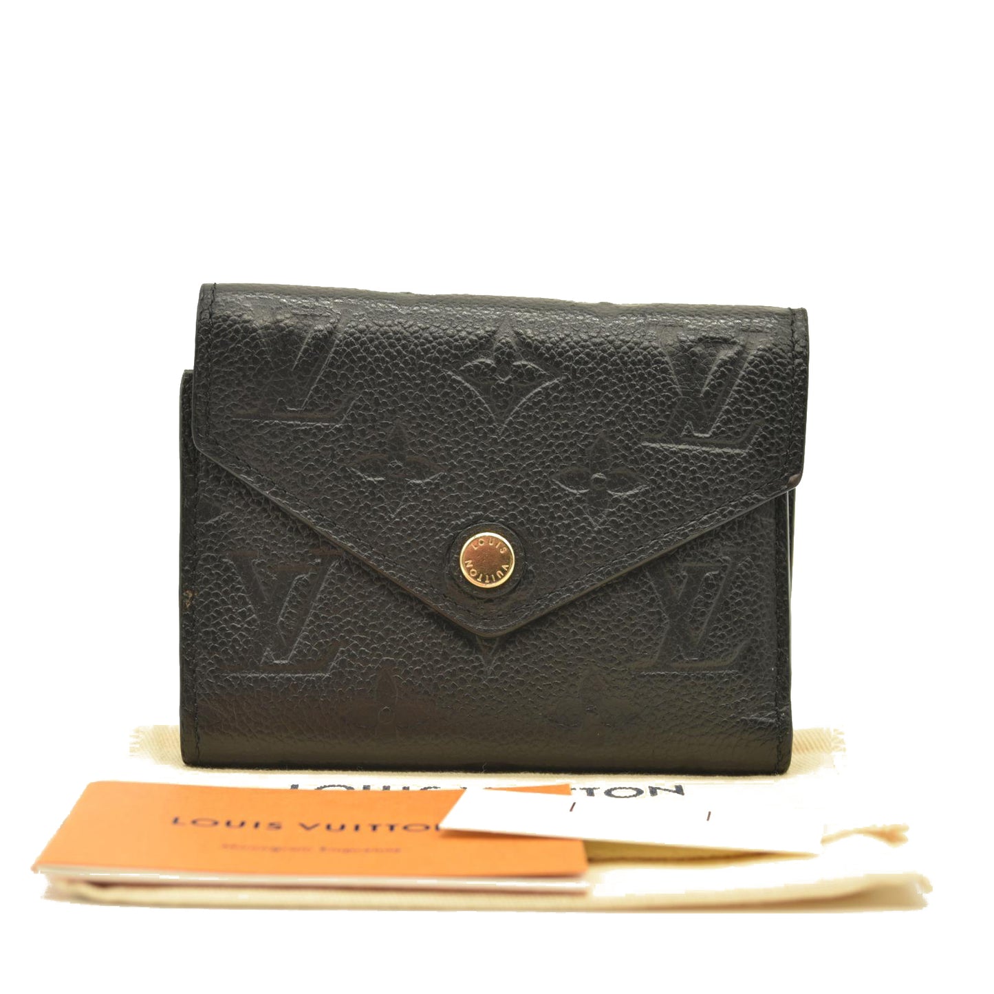 LOUIS VUITTON Empreinte Victorine Wallet Black  SP3128