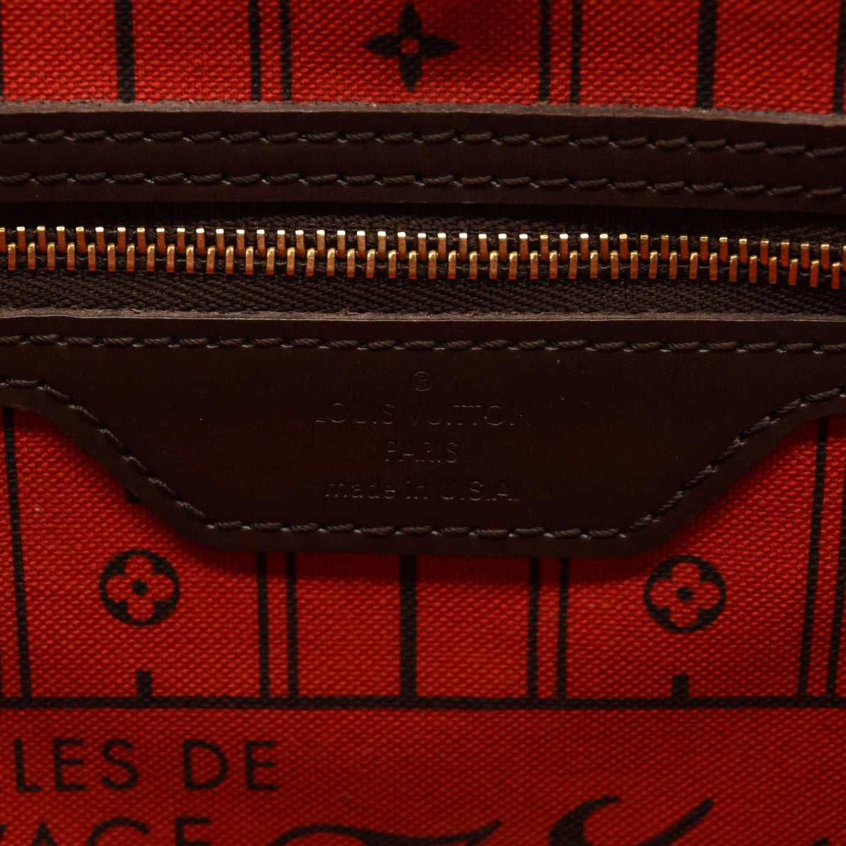 LOUIS VUITTON Damier Ebene Neverfull MM