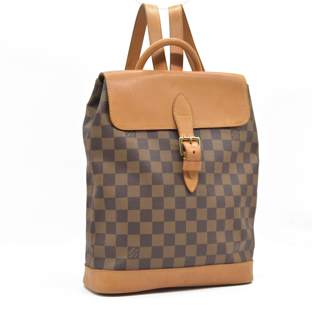 CONSIGNMENT AUCTION $2710 Louis Vuitton Arlequin Soho Damier Ebene Canvas Backpack