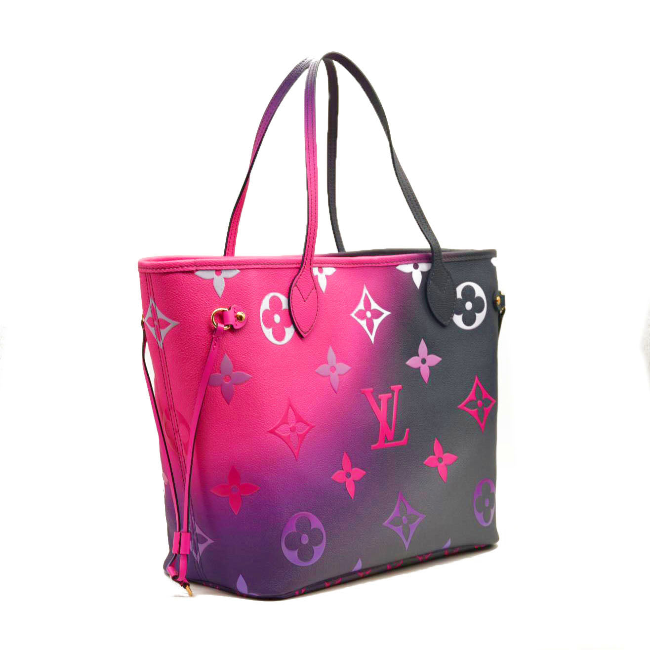 LOUIS VUITTON  Monogram Giant Spring In The City Neverfull MM Midnight Fuchsia