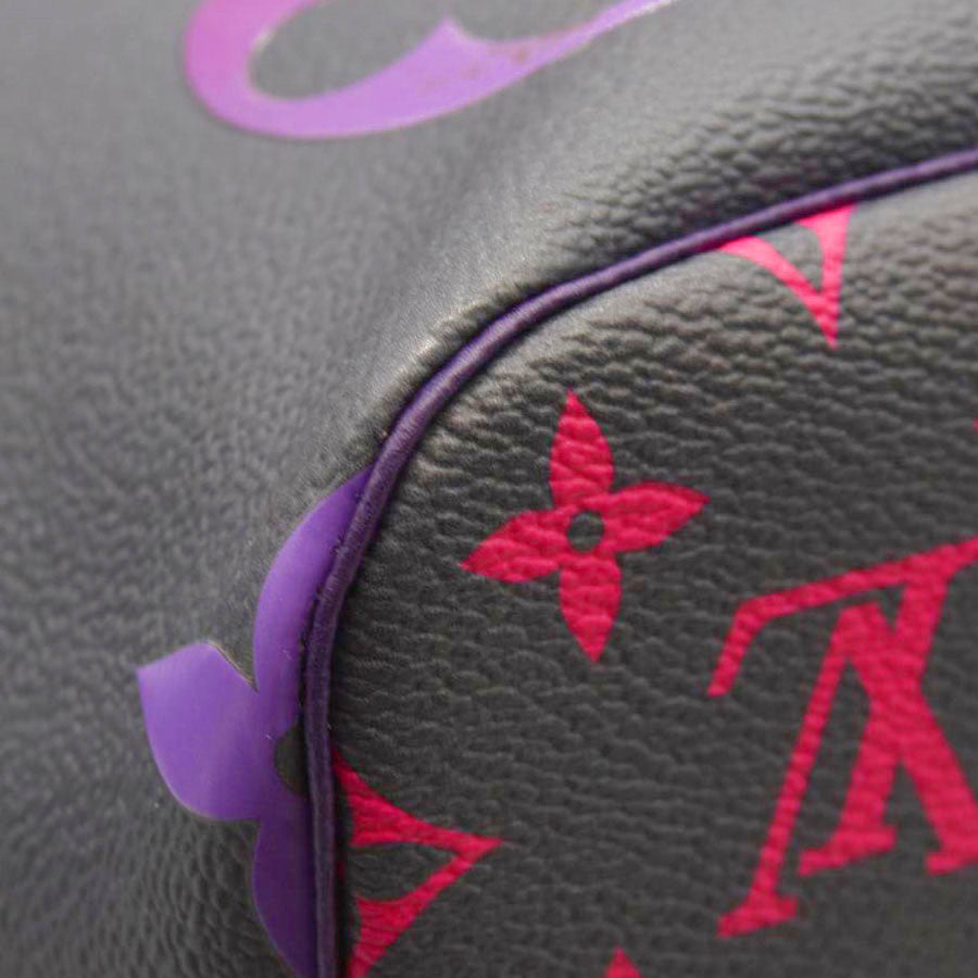 LOUIS VUITTON  Monogram Giant Spring In The City Neverfull MM Midnight Fuchsia