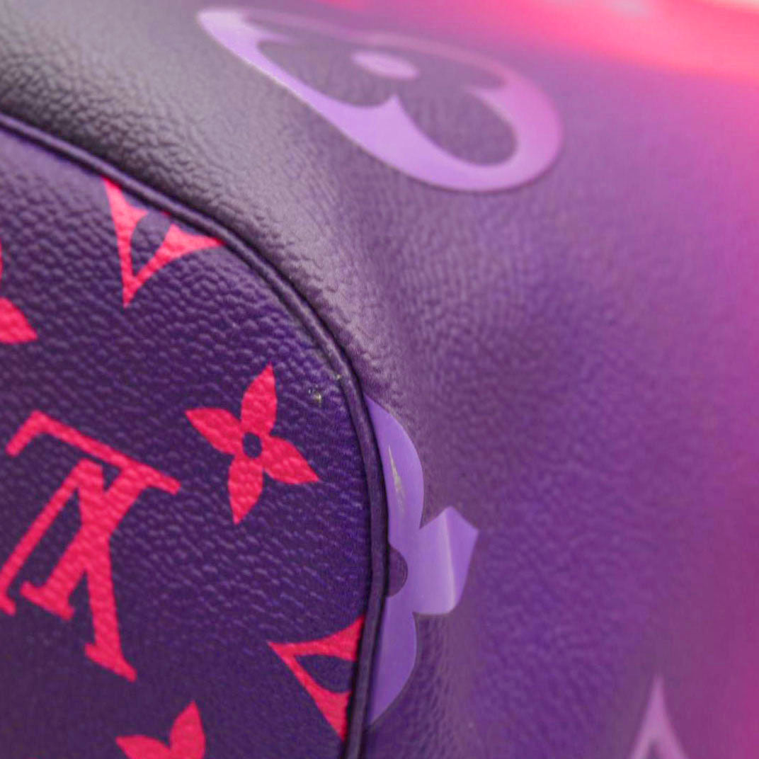 LOUIS VUITTON  Monogram Giant Spring In The City Neverfull MM Midnight Fuchsia