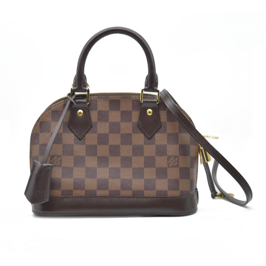 $1940 Louis Vuitton  Damier Ebene Alma BB