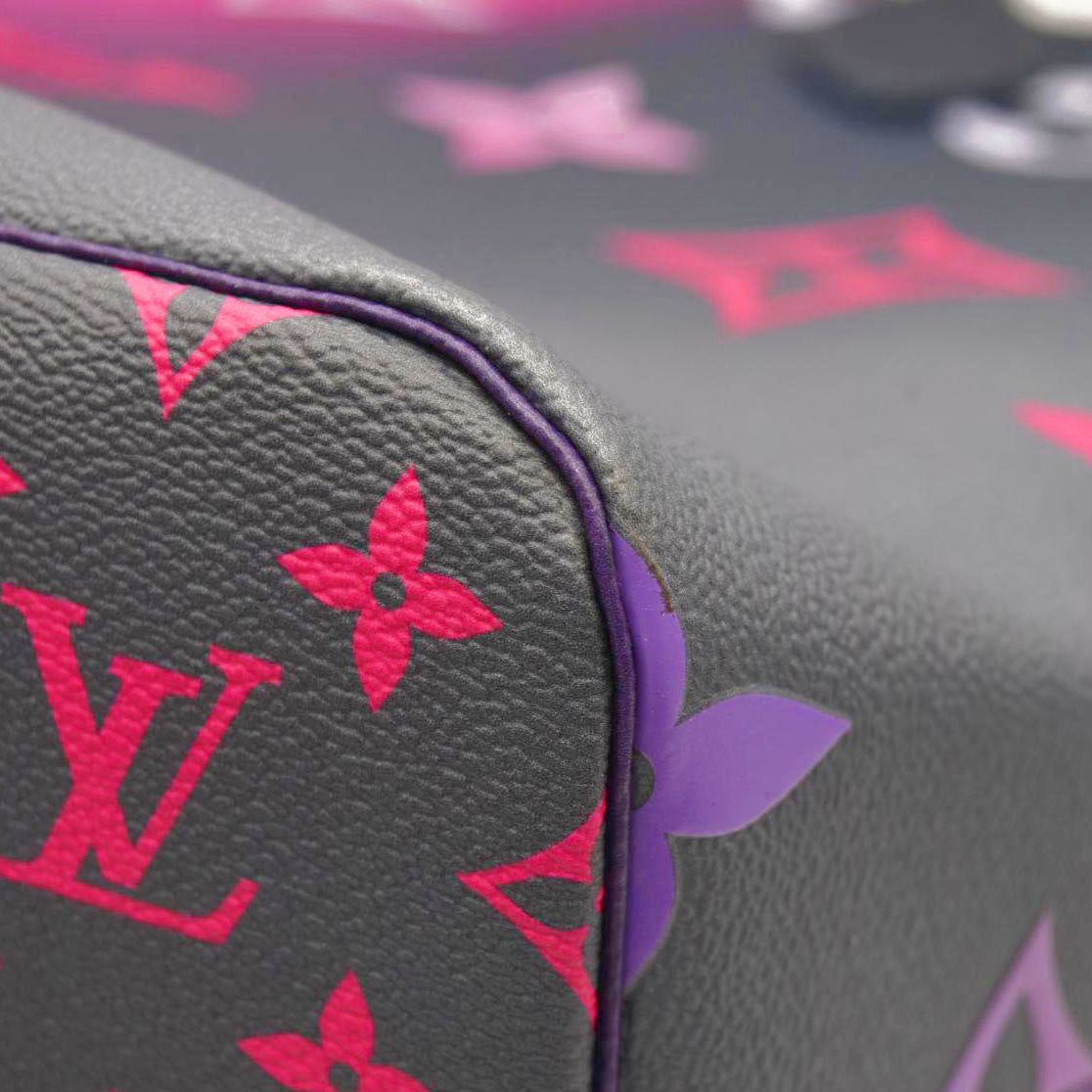 LOUIS VUITTON  Monogram Giant Spring In The City Neverfull MM Midnight Fuchsia