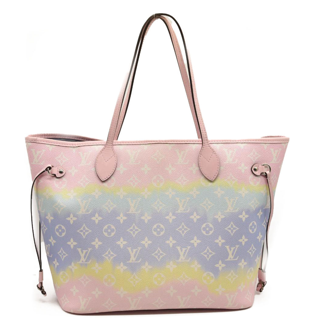 USED LOUIS VUITTON Monogram Escale Neverfull MM Pastel