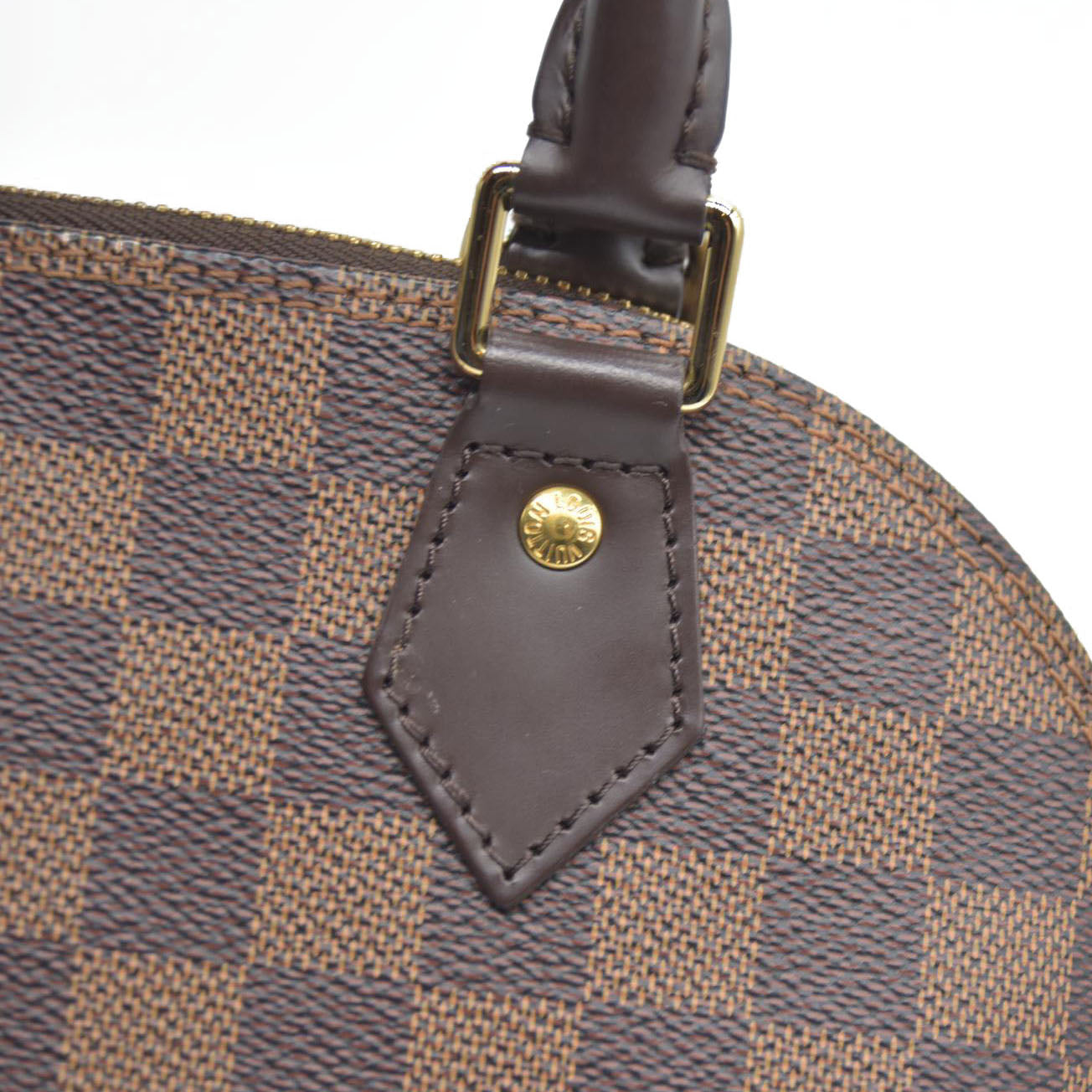 $1940 Louis Vuitton  Damier Ebene Alma BB