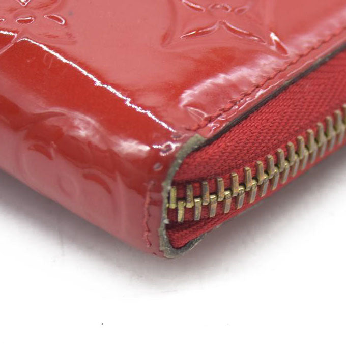 Louis Vuitton Monogram Verni Portefeiulle Clemence Zip Long Wallet MI2165