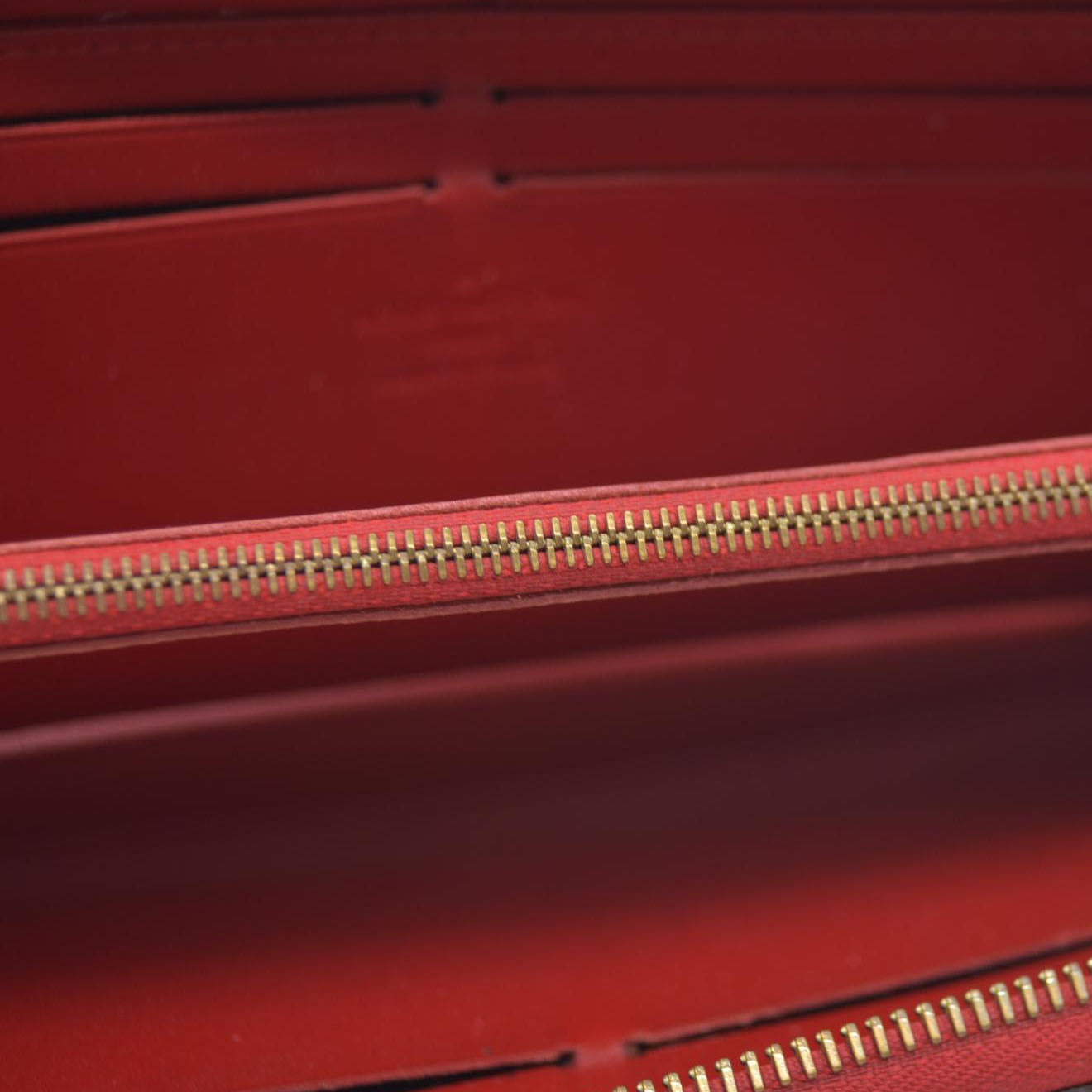 Louis Vuitton Monogram Verni Portefeiulle Clemence Zip Long Wallet MI2165