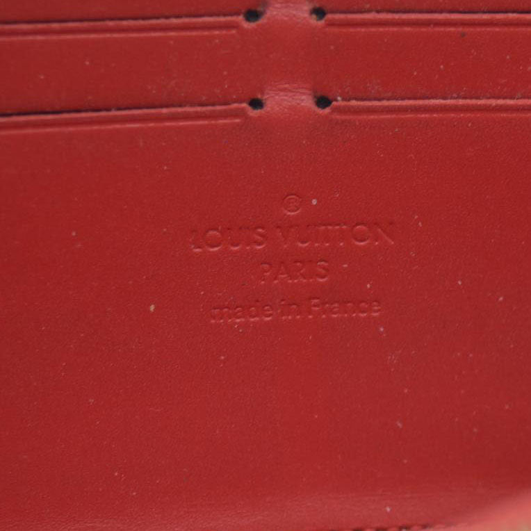 Louis Vuitton Monogram Verni Portefeiulle Clemence Zip Long Wallet MI2165