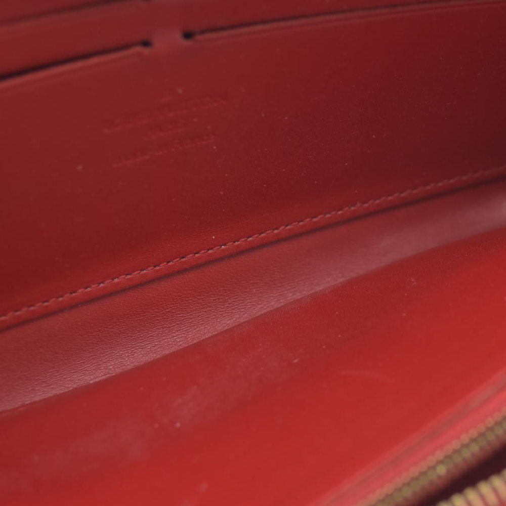 Louis Vuitton Monogram Verni Portefeiulle Clemence Zip Long Wallet MI2165
