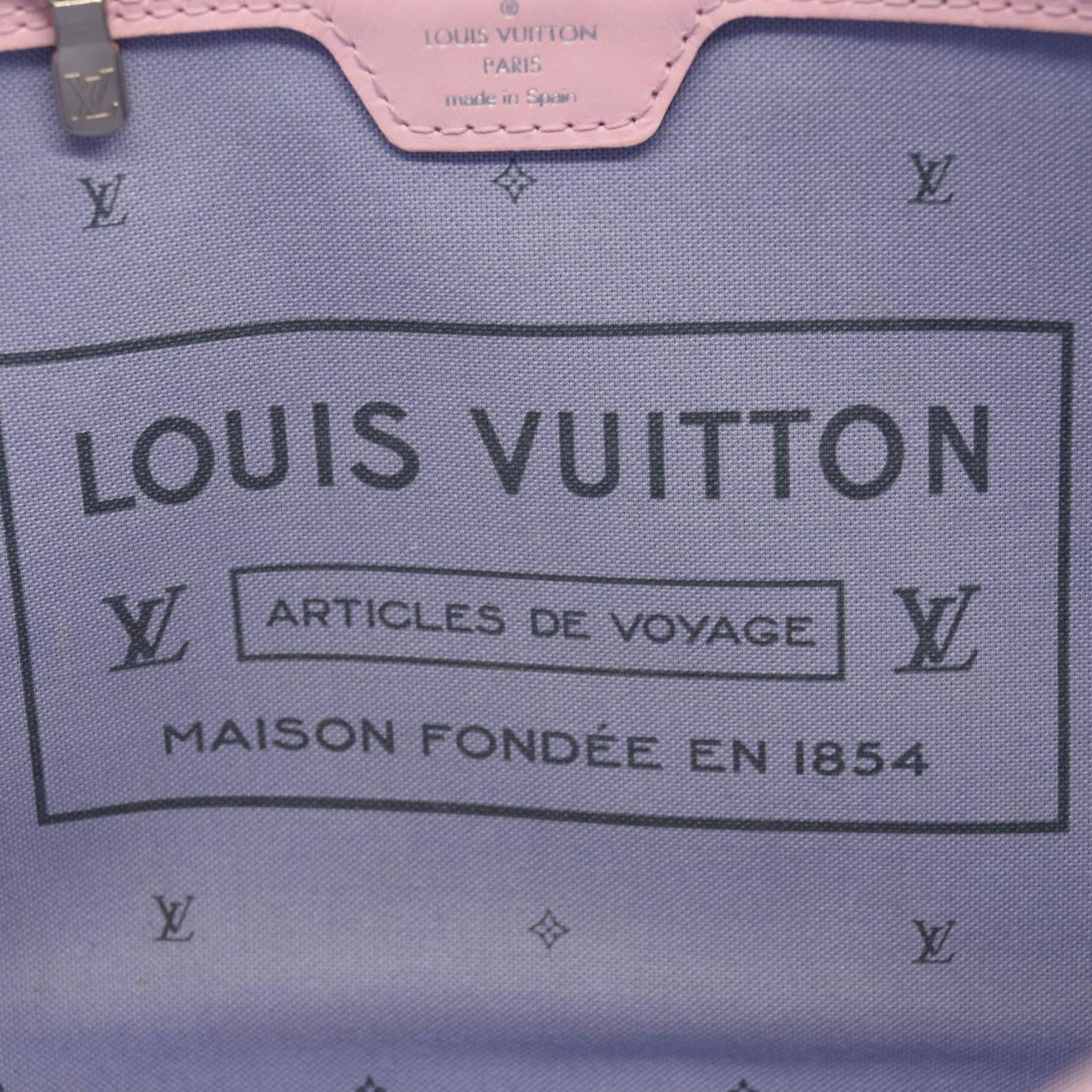 USED LOUIS VUITTON Monogram Escale Neverfull MM Pastel