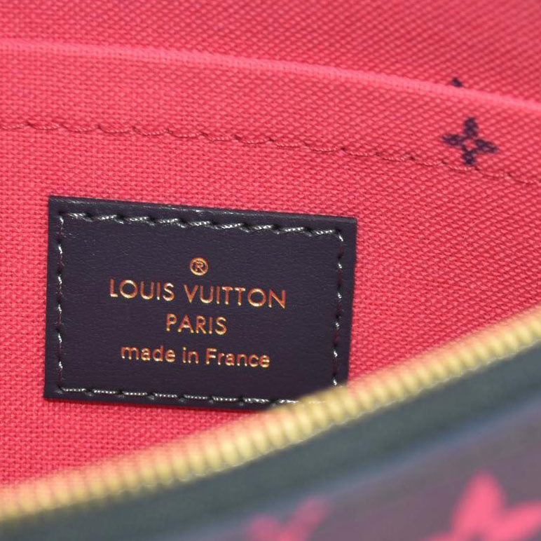 LOUIS VUITTON  Monogram Giant Spring In The City Neverfull MM Midnight Fuchsia