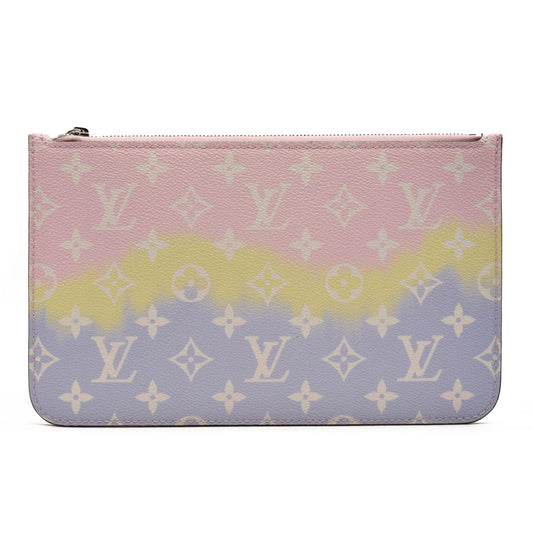 LOUIS VUITTON Monogram Escale Neverfull MM GM Pochette Pastel