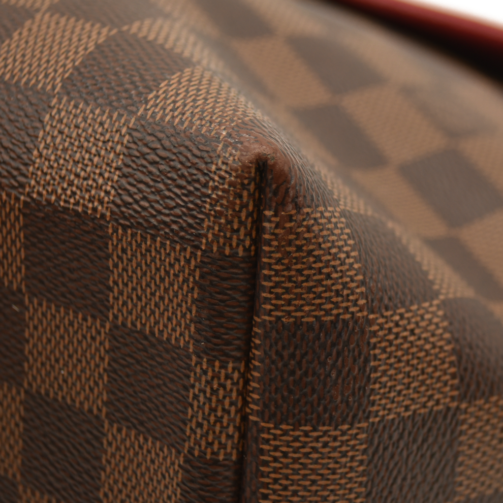 Louis Vuitton  Damier Ebene Clapton Backpack Scarlet SR4128