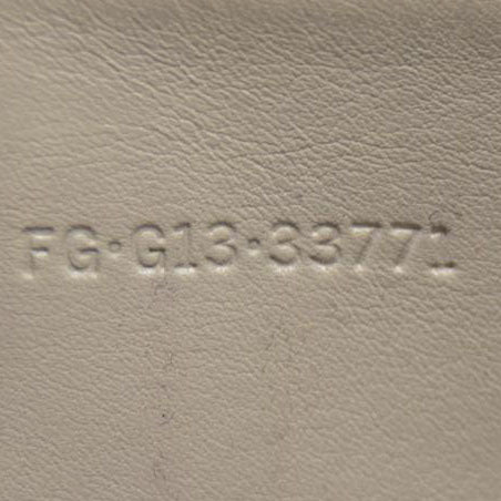 BVLGARI B-zero1 Leather Zip Around Long Wallet Ivory