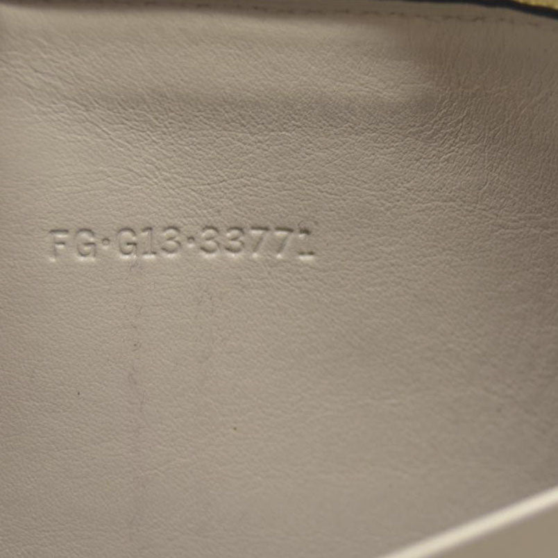 BVLGARI B-zero1 Leather Zip Around Long Wallet Ivory