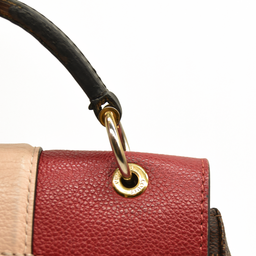 Louis Vuitton  Damier Ebene Clapton Backpack Scarlet SR4128