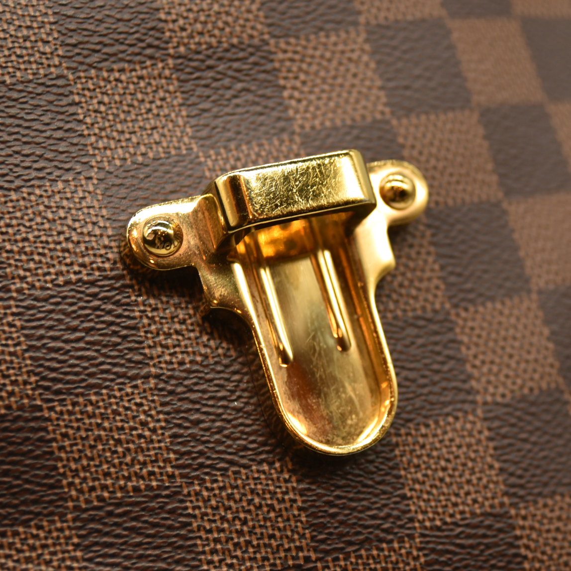 Louis Vuitton  Damier Ebene Clapton Backpack Scarlet SR4128