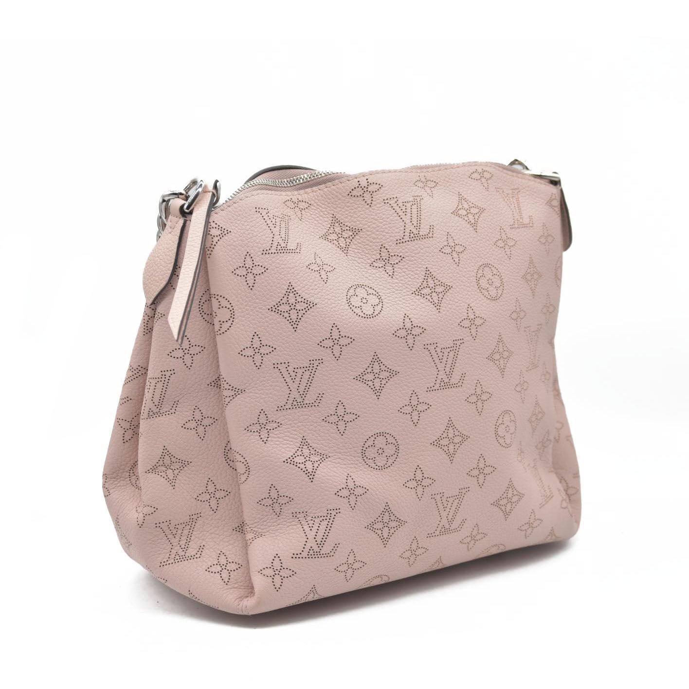 $3950 Louis Vuitton  Mahina Babylone Chain BB Magnolia