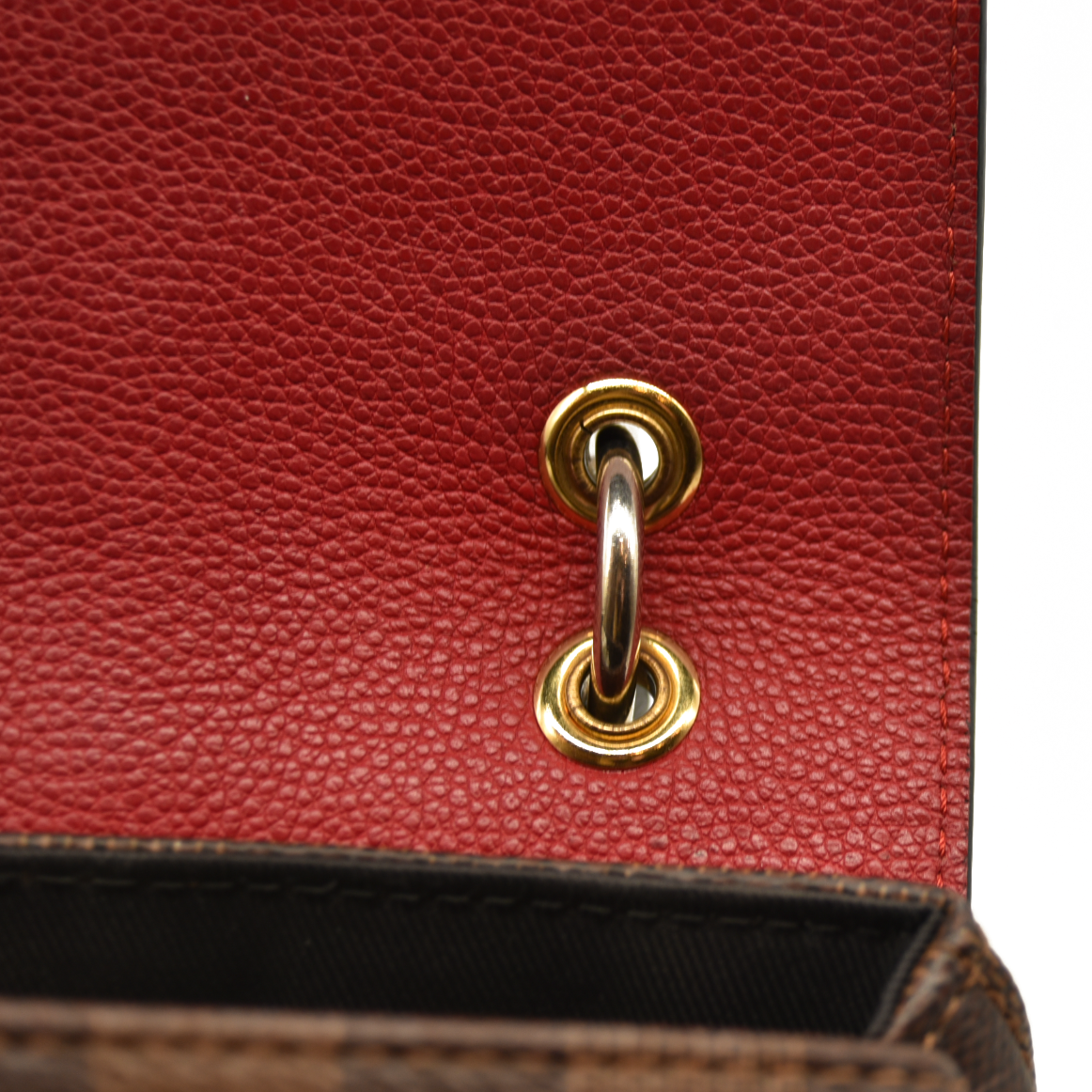 Louis Vuitton  Damier Ebene Clapton Backpack Scarlet SR4128