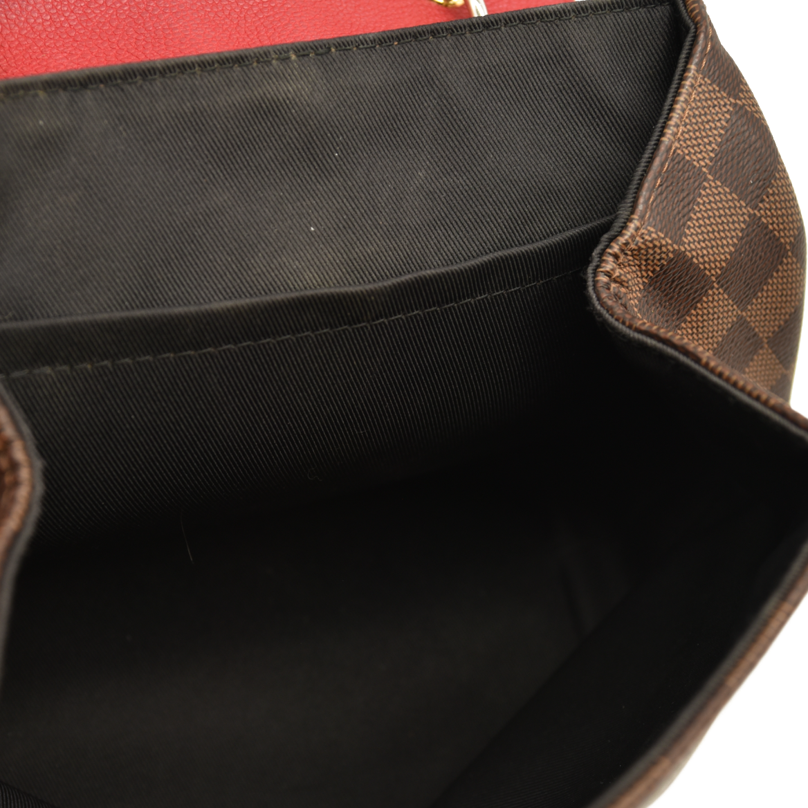 Louis Vuitton  Damier Ebene Clapton Backpack Scarlet SR4128