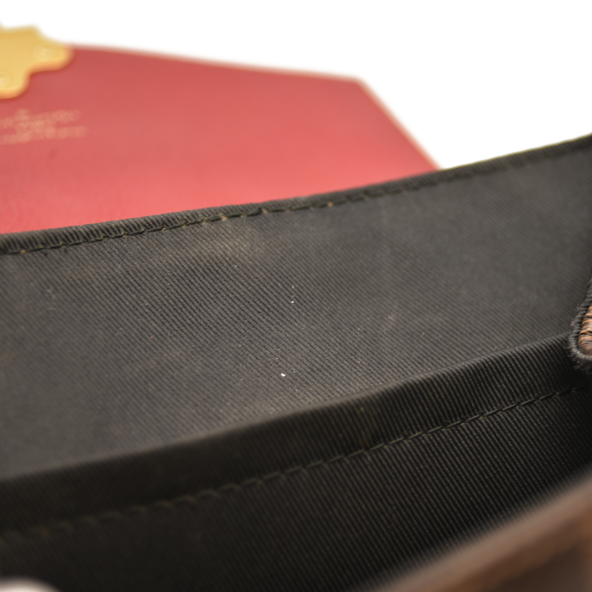 Louis Vuitton  Damier Ebene Clapton Backpack Scarlet SR4128