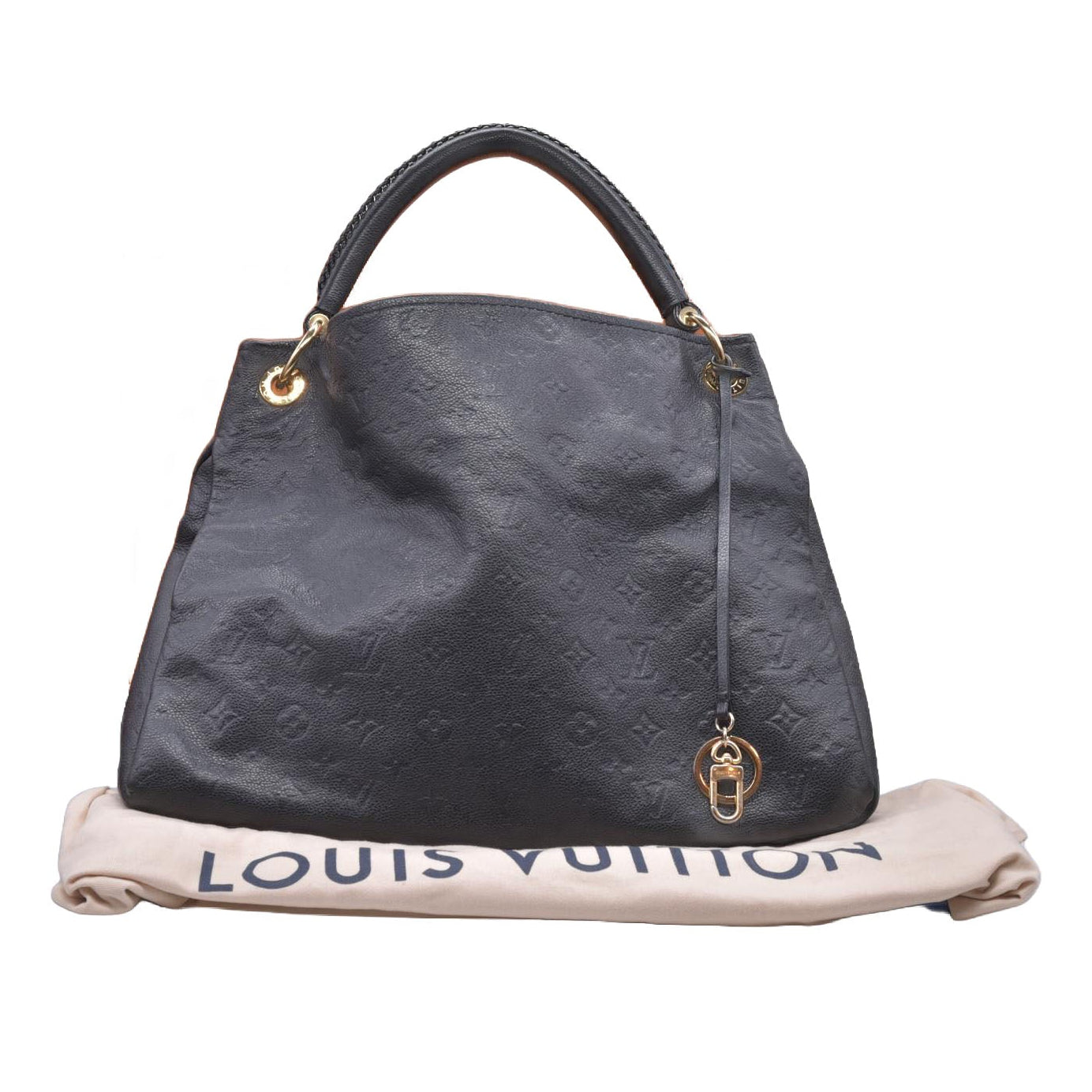 $3800 2016 Louis Vuitton Empreinte Artsy MM Black CA4196