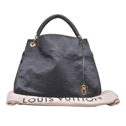 $3800 2016 Louis Vuitton Empreinte Artsy MM Black CA4196