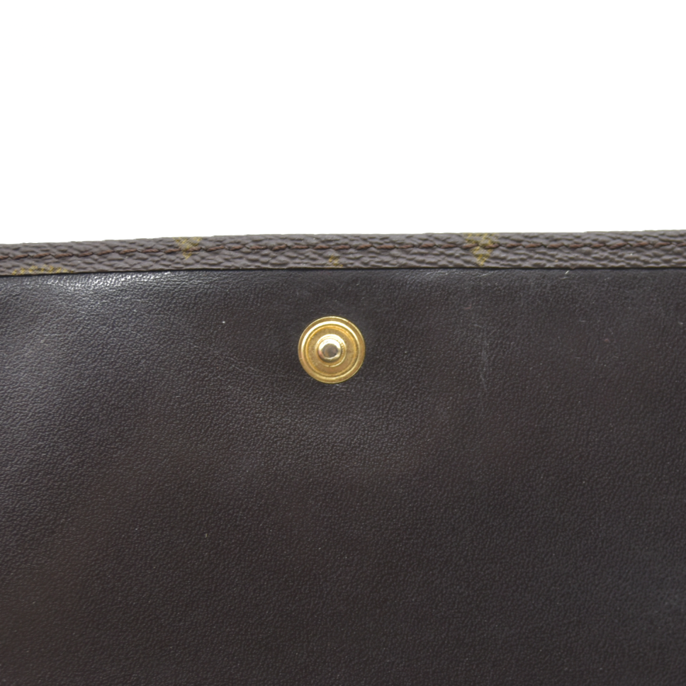 AUCTION $620 Louis Vuitton  Monogram Porte Tresor Wallet