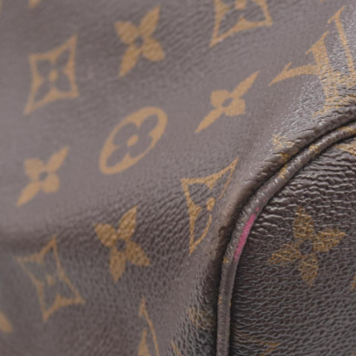 $2170 Louis Vuitton Neverfull MM Monogram Mid Size Cherry Red Tote