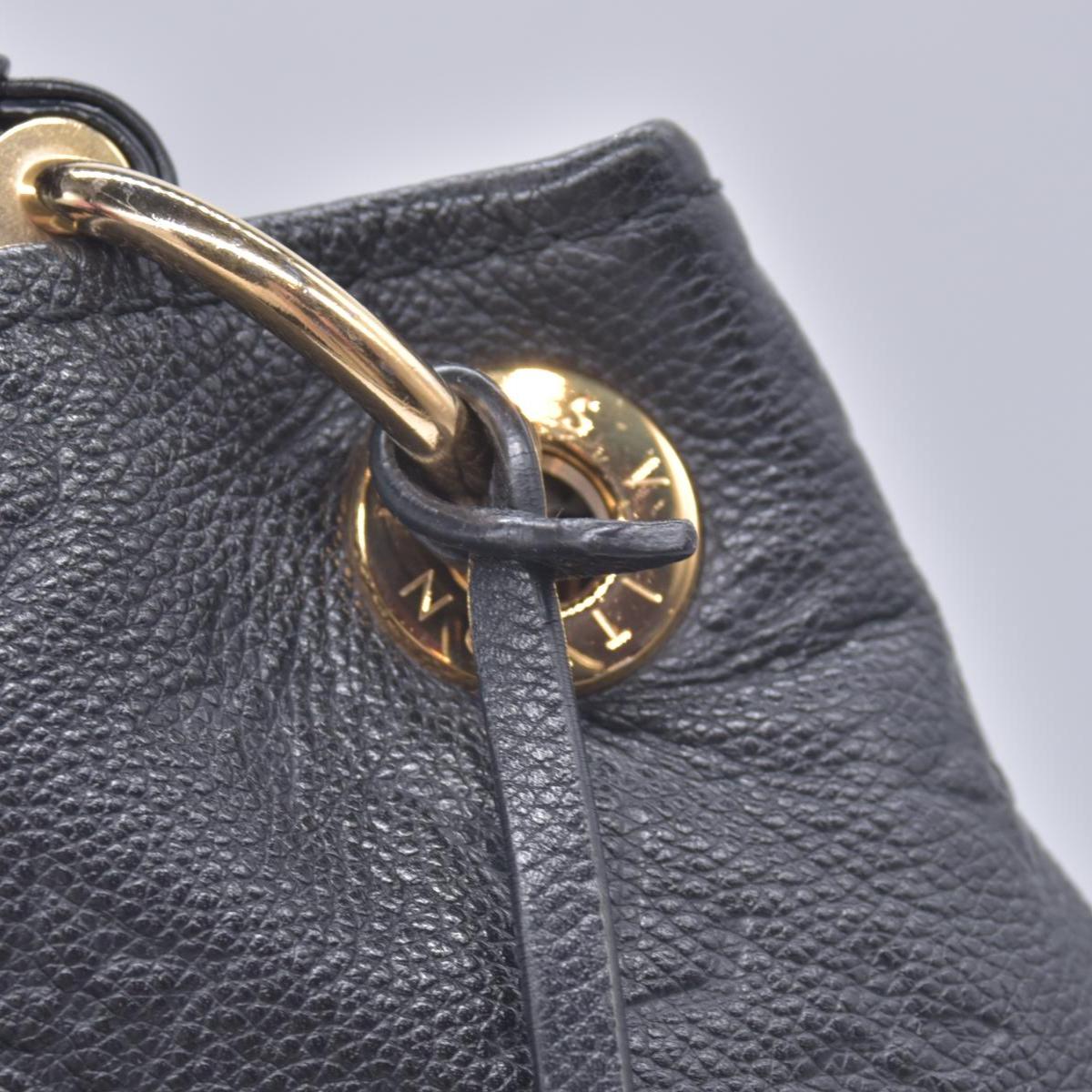 $3800 2016 Louis Vuitton Empreinte Artsy MM Black CA4196