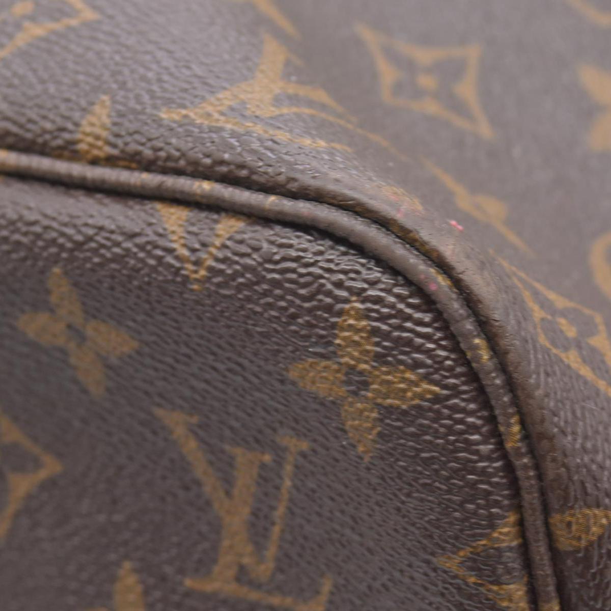 $2170 Louis Vuitton Neverfull MM Monogram Mid Size Cherry Red Tote