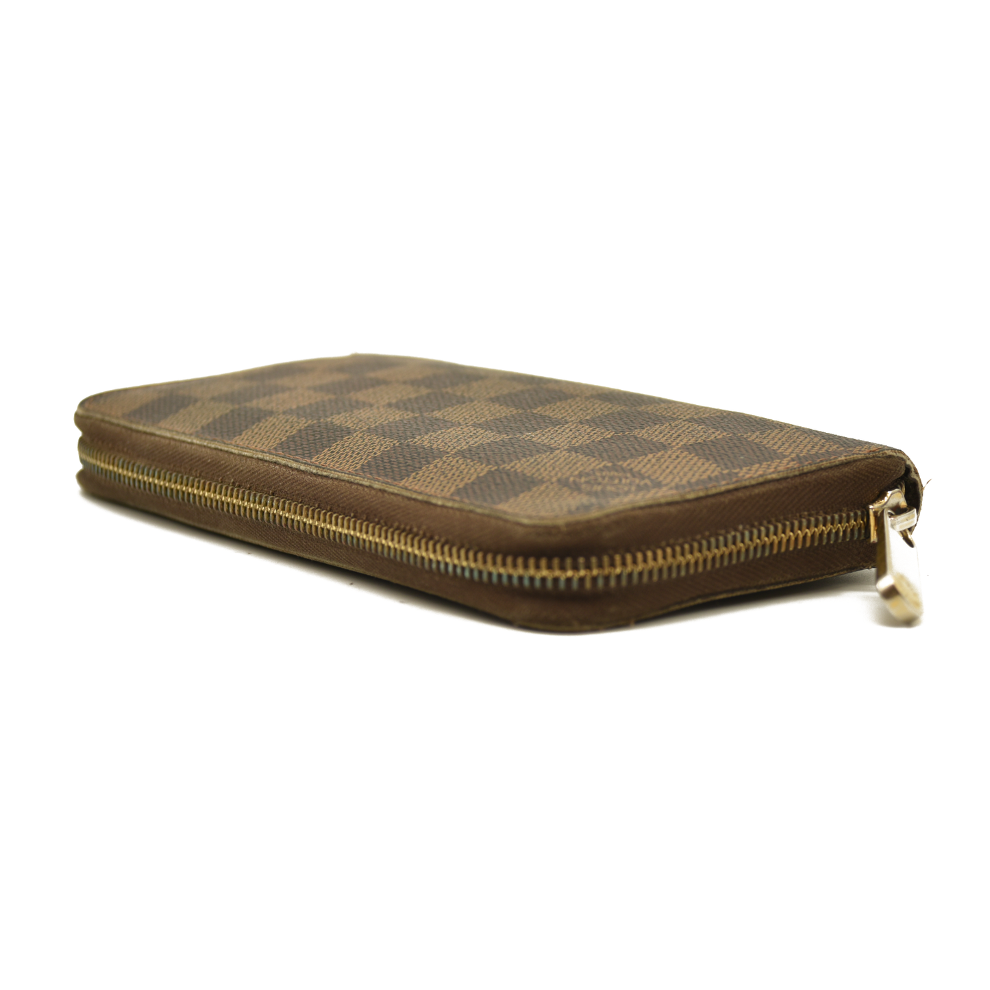 $880 Louis Vuitton Damier Ebene Zippy Wallet VI4058