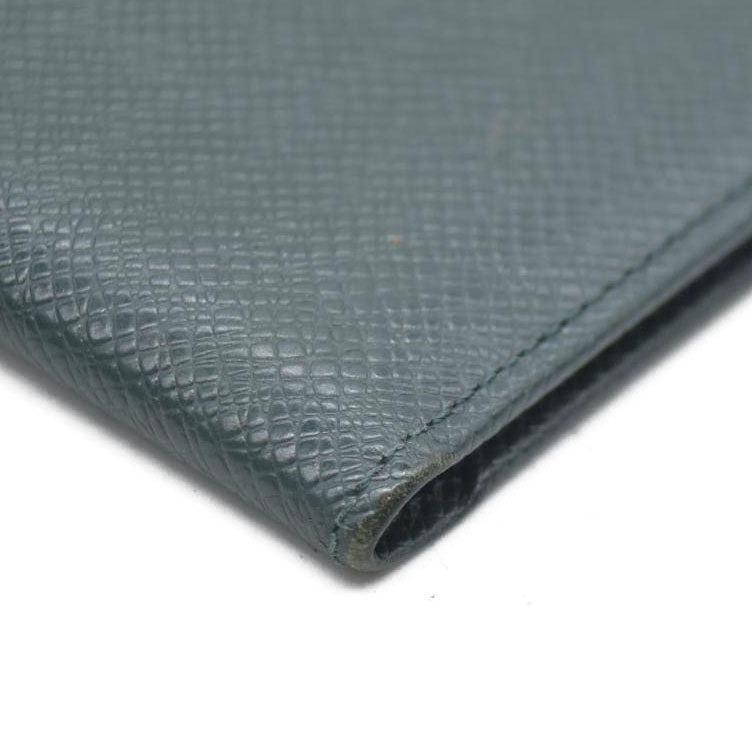 Louis Vuitton Taiga Porte Valeurs Cartes Credit Leather Long Wallet VI0927