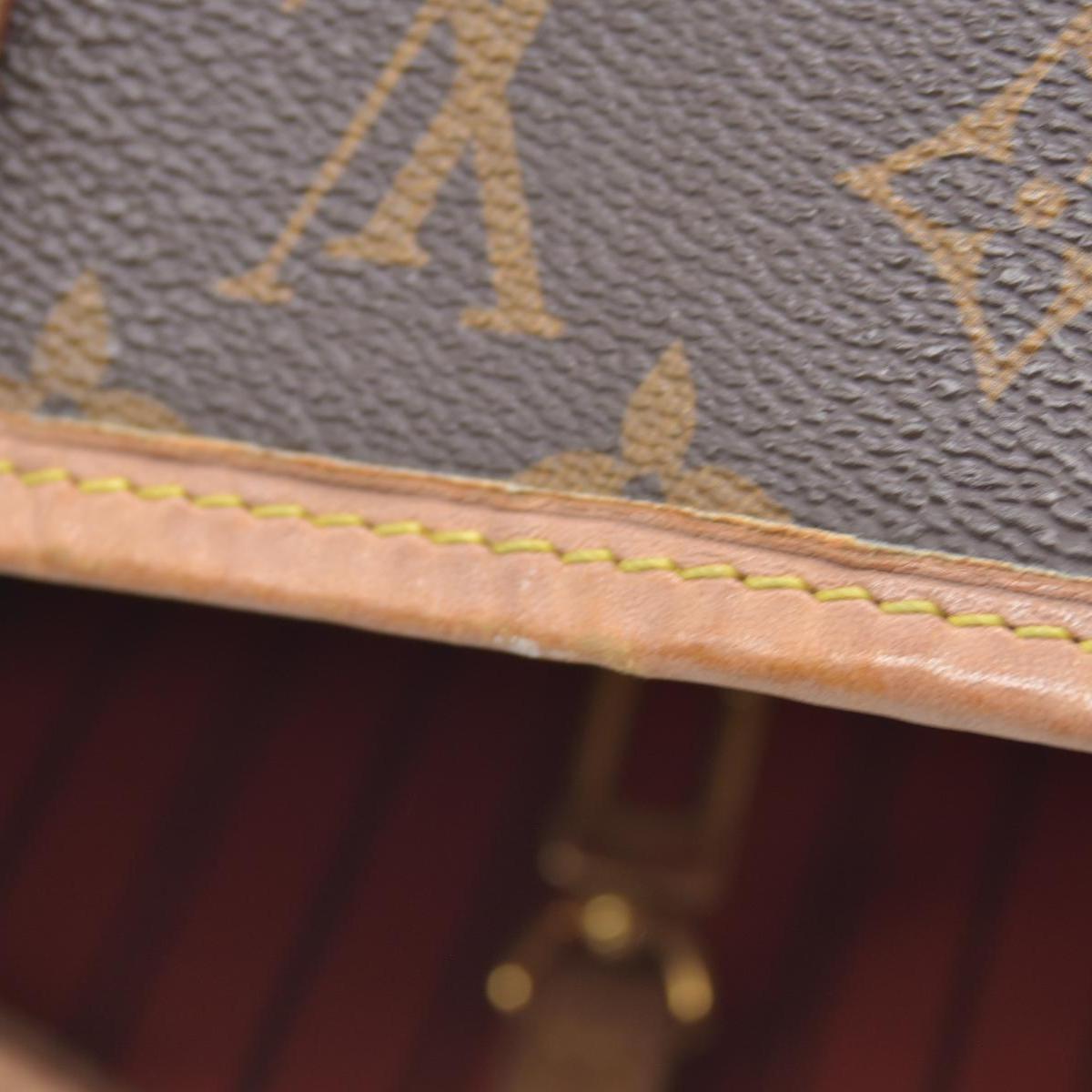 $2170 Louis Vuitton Neverfull MM Monogram Mid Size Cherry Red Tote