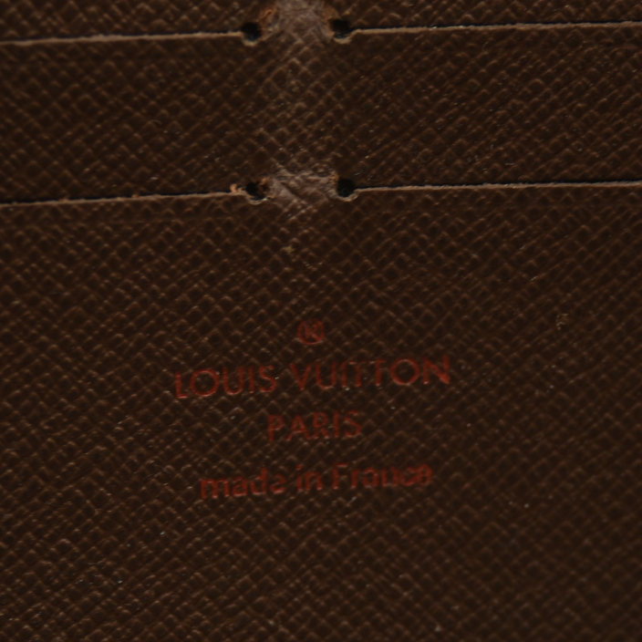 $880 Louis Vuitton Damier Ebene Zippy Wallet VI4058