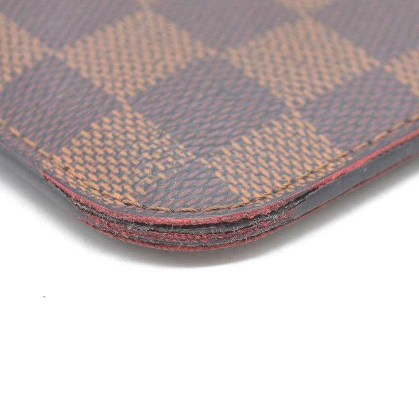 AUCTION $600 Louis Vuitton  Damier Ebene Neverfull MM GM Pochette