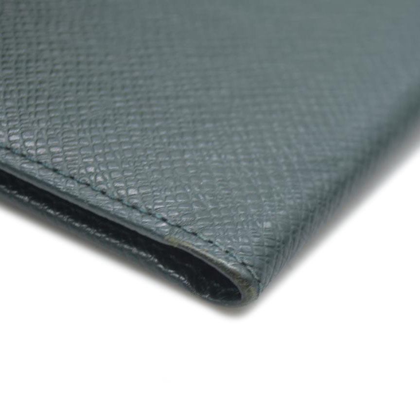 Louis Vuitton Taiga Porte Valeurs Cartes Credit Leather Long Wallet VI0927