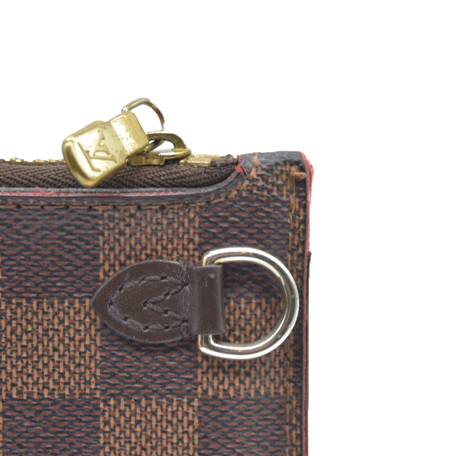 AUCTION $600 Louis Vuitton  Damier Ebene Neverfull MM GM Pochette