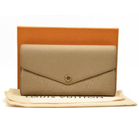 Louis Vuitton  Empreinte Sarah Wallet NM Tourterelle