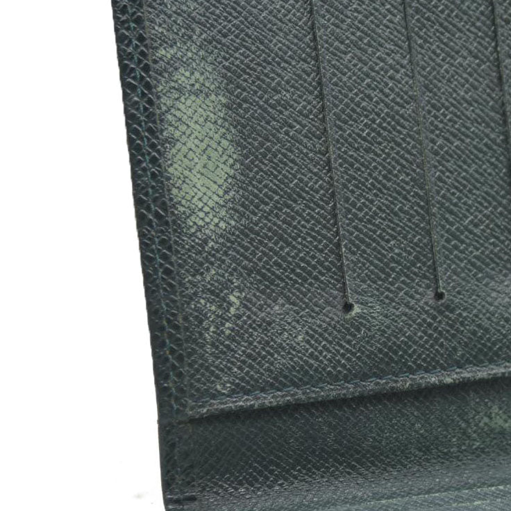 Louis Vuitton Taiga Porte Valeurs Cartes Credit Leather Long Wallet VI0927