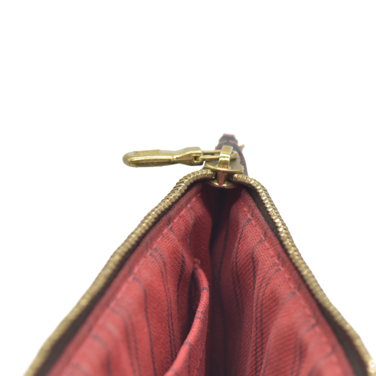 AUCTION $600 Louis Vuitton  Damier Ebene Neverfull MM GM Pochette