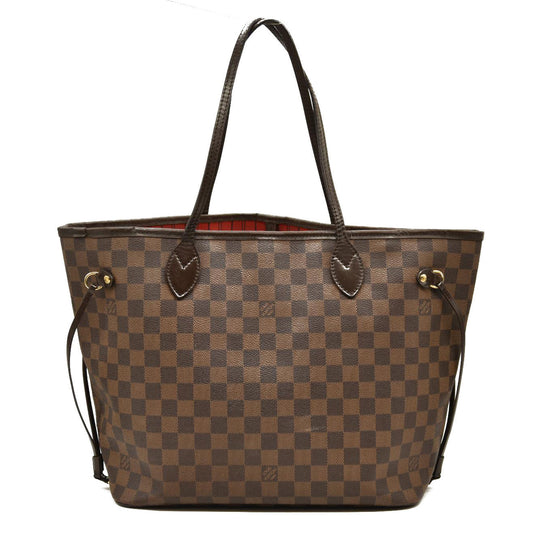 LOUIS VUITTON Damier Ebene Neverfull MM Inside pocket peeling