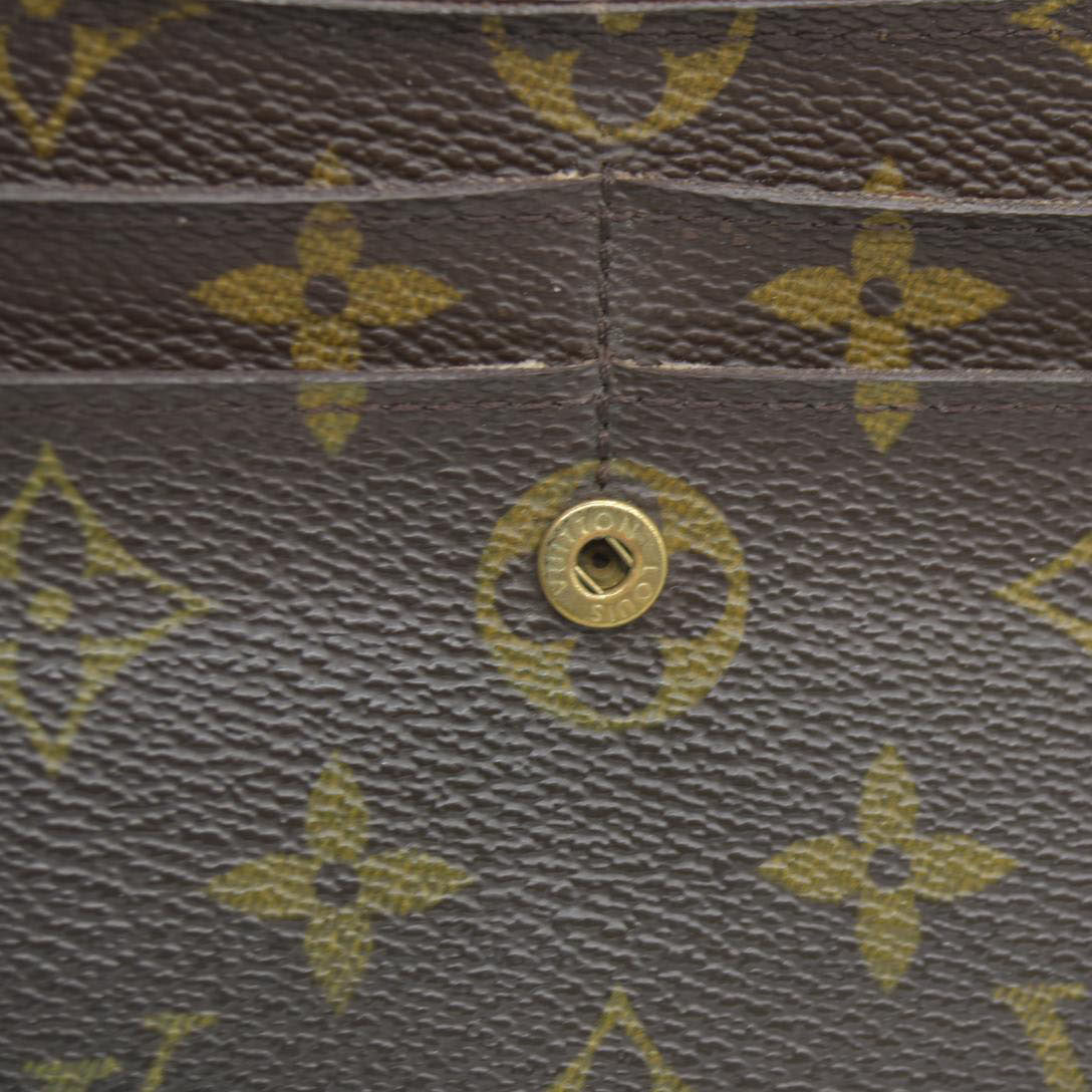 AUCTION $725 Louis Vuitton Monogram Sarah Wallet CA5008