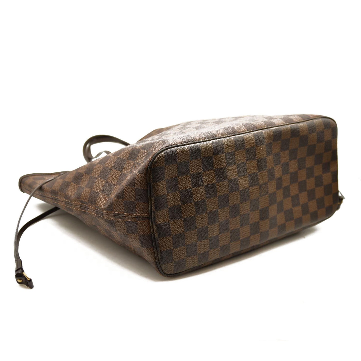 LOUIS VUITTON Damier Ebene Neverfull MM Inside pocket peeling