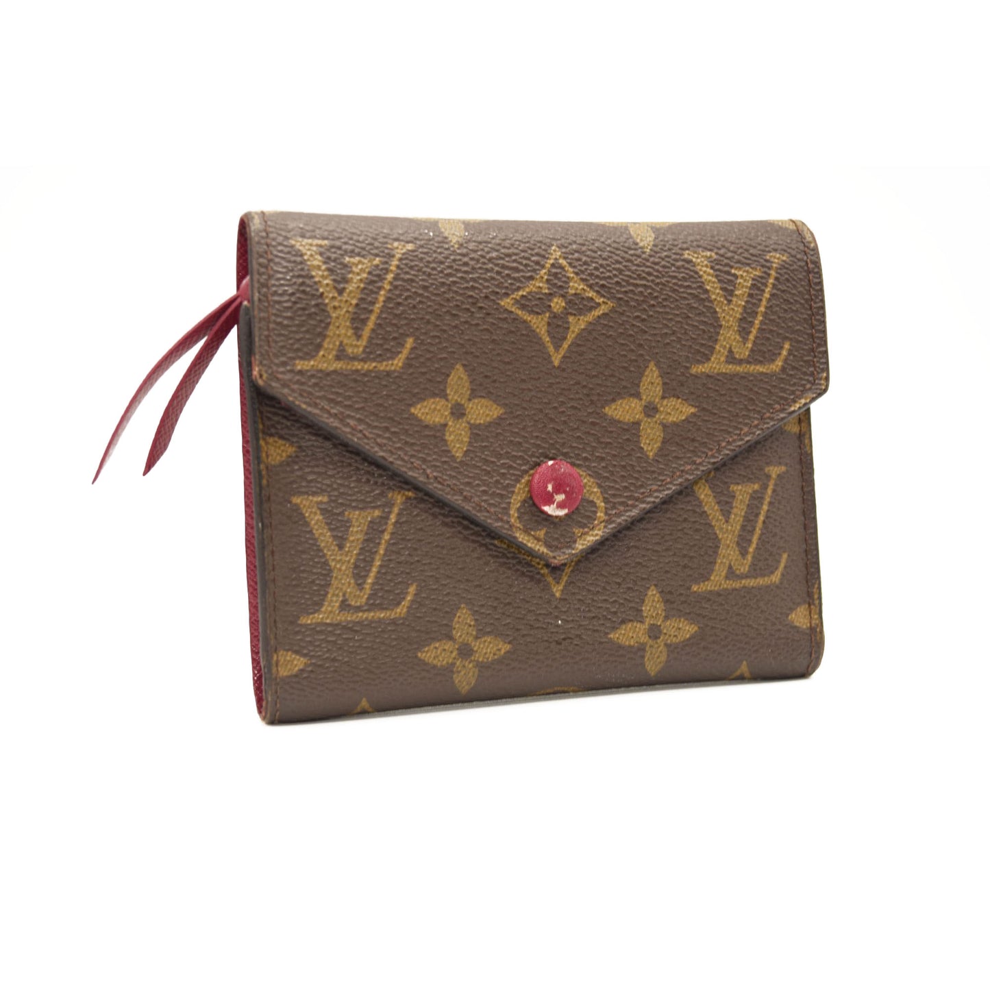 LOUIS VUITTON Monogram Victorine Wallet Fuchsia