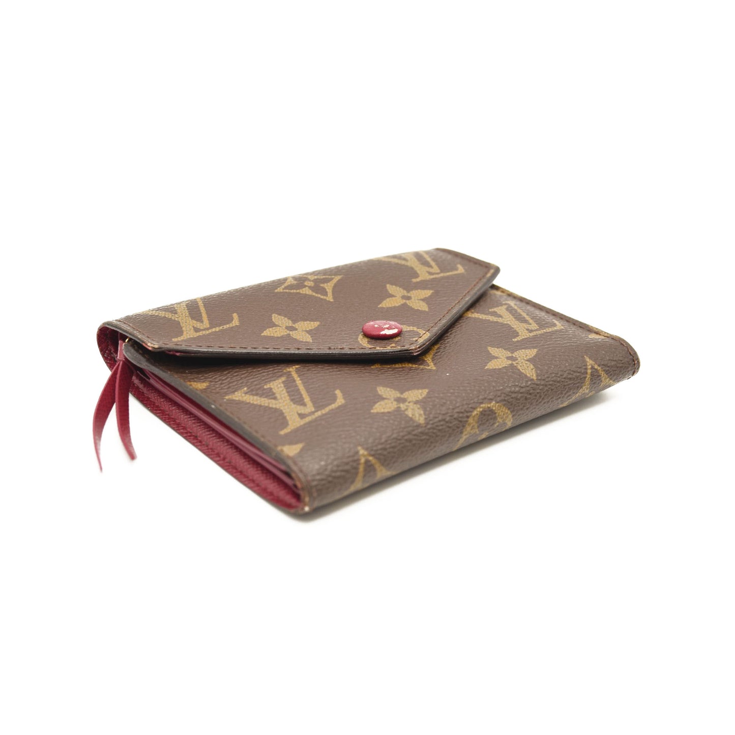 LOUIS VUITTON Monogram Victorine Wallet Fuchsia