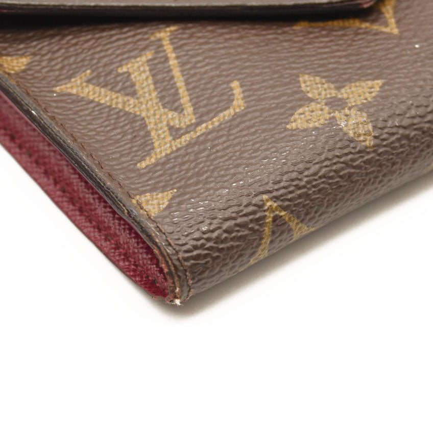 LOUIS VUITTON Monogram Victorine Wallet Fuchsia