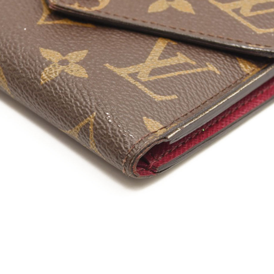 LOUIS VUITTON Monogram Victorine Wallet Fuchsia